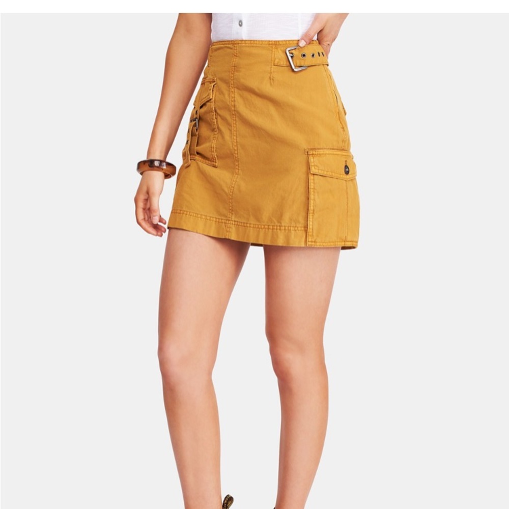 Free People Erika Utility Skirt